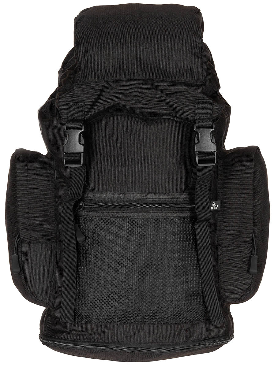 Rucsac Brit. 30 l Negru MFH - Bretele ajustabile, Spate capitonat