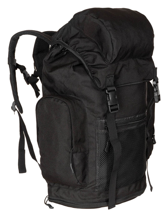 Rucsac Brit. 30 l Negru MFH - Bretele ajustabile, Spate capitonat