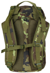 Rucsac Brit. "Assault 17" M 95 CZ camo MFH - Bretele căptușite, Sistem hidratare