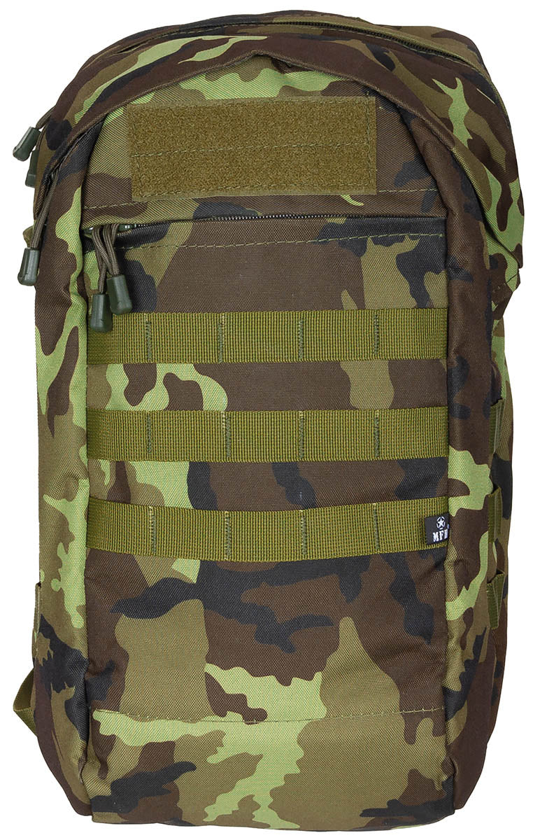 Rucsac Brit. "Assault 17" M 95 CZ camo MFH - Bretele căptușite, Sistem hidratare