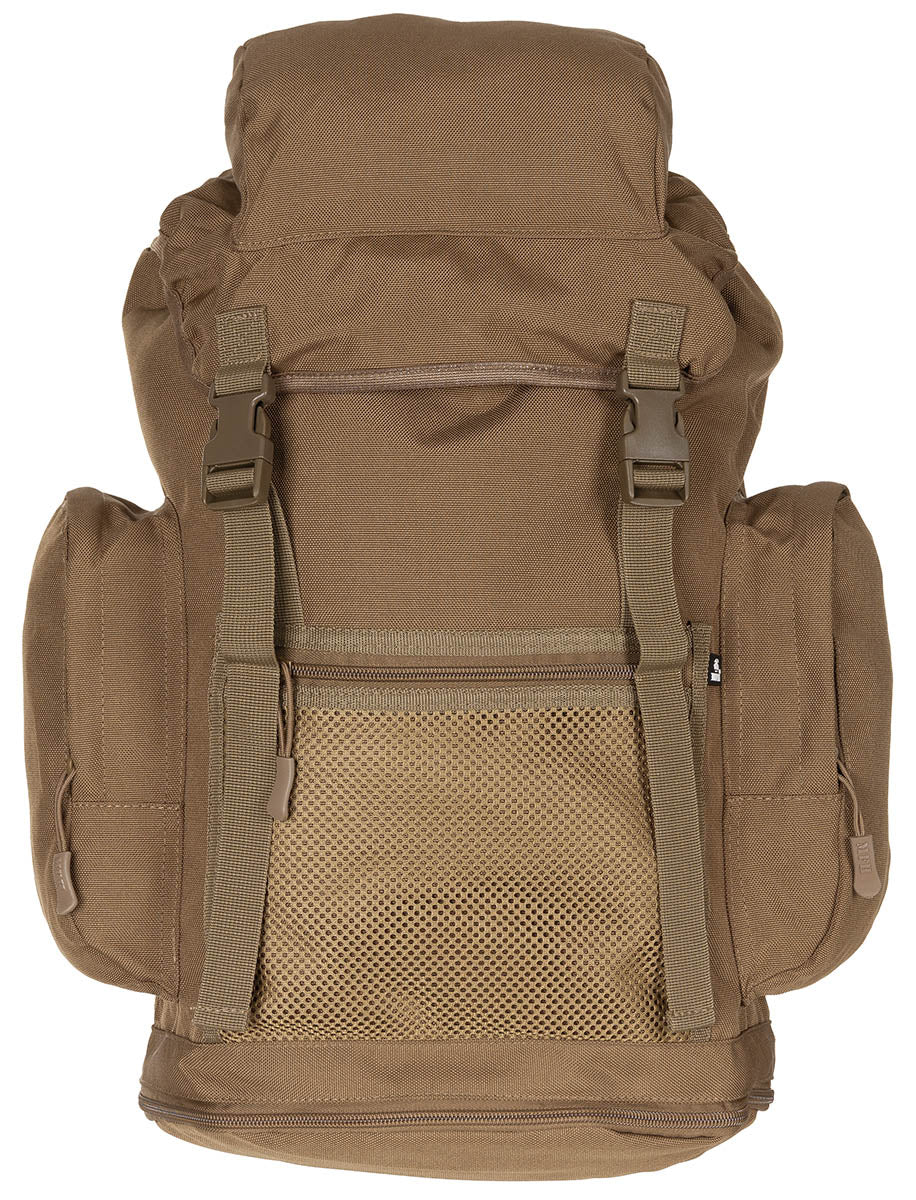 Rucsac Britanic 30L Coyote Tan MFH - Bretele Ajustabile, Spate Căptușit