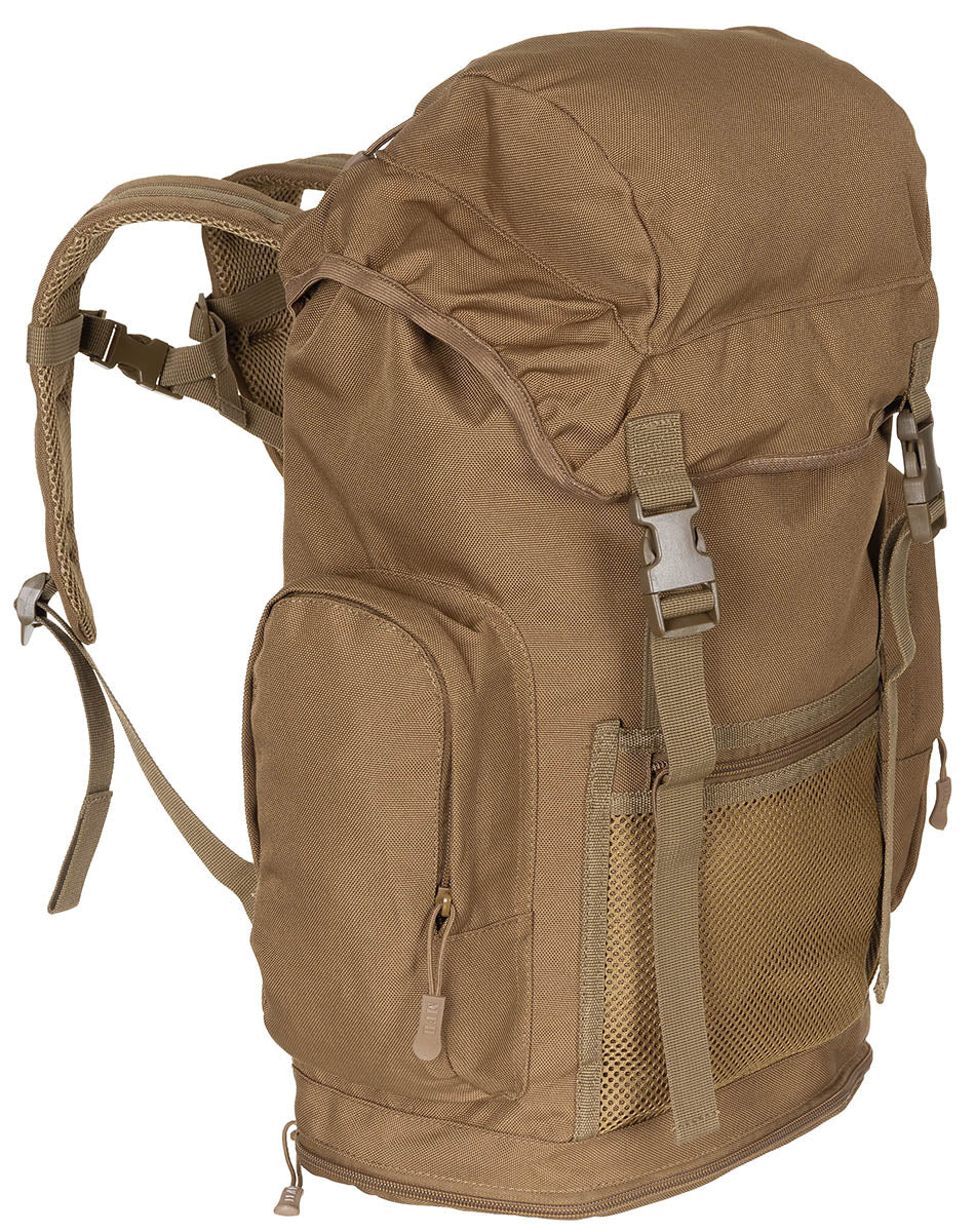 Rucsac Britanic 30L Coyote Tan MFH - Bretele Ajustabile, Spate Căptușit