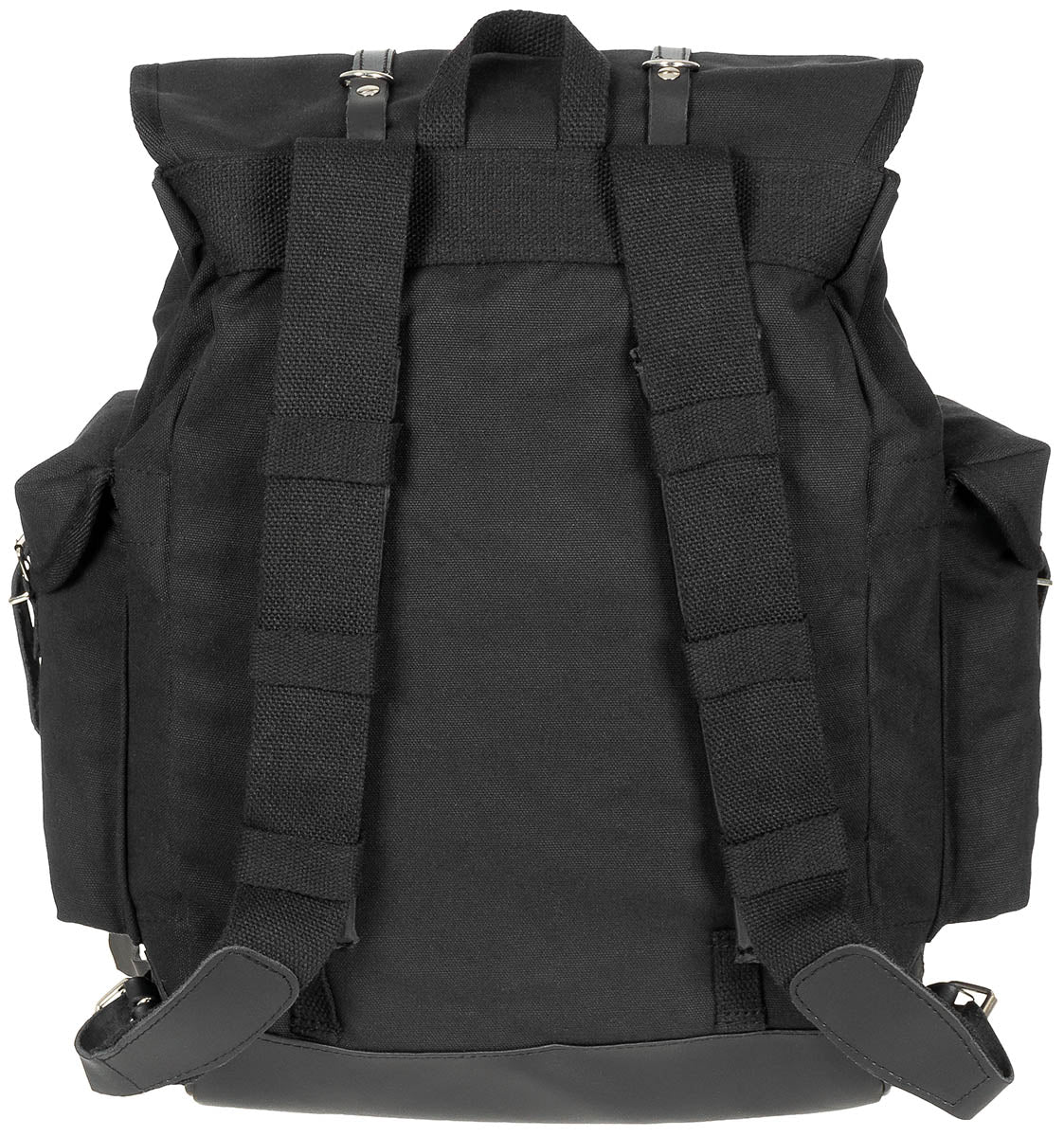 Rucsac BW Gebirgsrucksack Negru MFH - Curele Piele, Bretele Ajustabile
