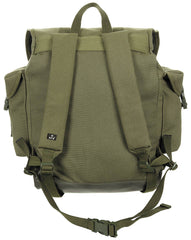 Rucsac BW Gebirgsrucksack, Noul Model, Oliv MFH - Bretele Buretate, Chingă Talie