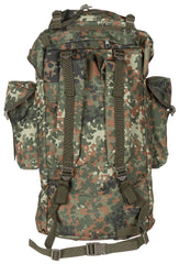 Rucsac BW Kampfrucksack 65L Flecktarn MFH - 65L, Rigidizare Aluminiu