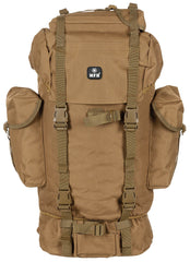 Rucsac BW Kampfrucksack Coyote MFH - 65L, Armătură Aluminiu
