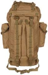 Rucsac BW Kampfrucksack Coyote MFH - 65L, Armătură Aluminiu