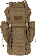 Rucsac BW Kampfrucksack Coyote MFH - Întărire Aluminiu, 65 Litri