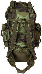 Rucsac BW Kampfrucksack "MOLLE" M95 CZ Camo MFH - 65 L, Cadru Aluminiu