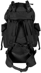Rucsac BW Kampfrucksack "MOLLE" Negru MFH - 65 l, Cadru Aluminiu