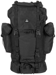 Rucsac BW Kampfrucksack Negru MFH - 65L, Structură aluminiu