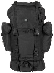Rucsac BW Kampfrucksack Negru MFH - 65L, Structură aluminiu
