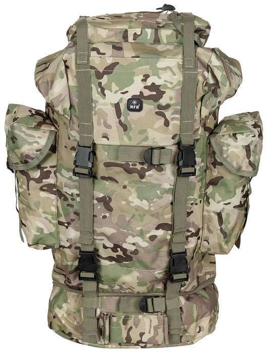 Rucsac BW Kampfrucksack Operation Camo MFH - 65L, Cadru Aluminiu