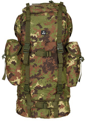 Rucsac BW Kampfrucksack vegetato MFH - Capacitate 65L, Cadru aluminiu
