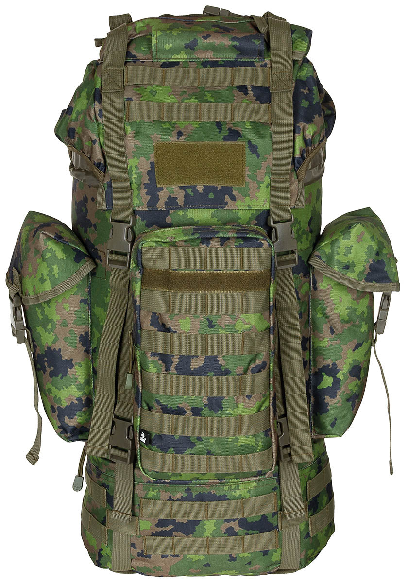 Rucsac BW MOLLE 65L M05 Camuflaj MFH - Cadru Aluminiu, 65 Litri