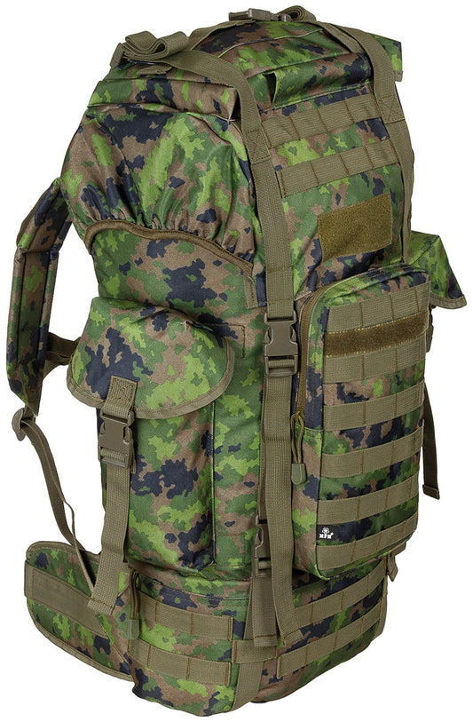 Rucsac BW MOLLE 65L M05 Camuflaj MFH - Cadru Aluminiu, 65 Litri
