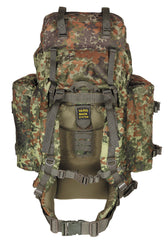 Rucsac BW "Mountain" Flecktarn MFH - Bretele ajustabile, Sistem VARIO-BACK