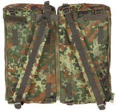 Rucsac BW "Mountain" Flecktarn MFH - Bretele ajustabile, Sistem VARIO-BACK