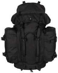 Rucsac BW "Mountain" Negru MFH - VARIO-BACK, Cadru Aluminiu