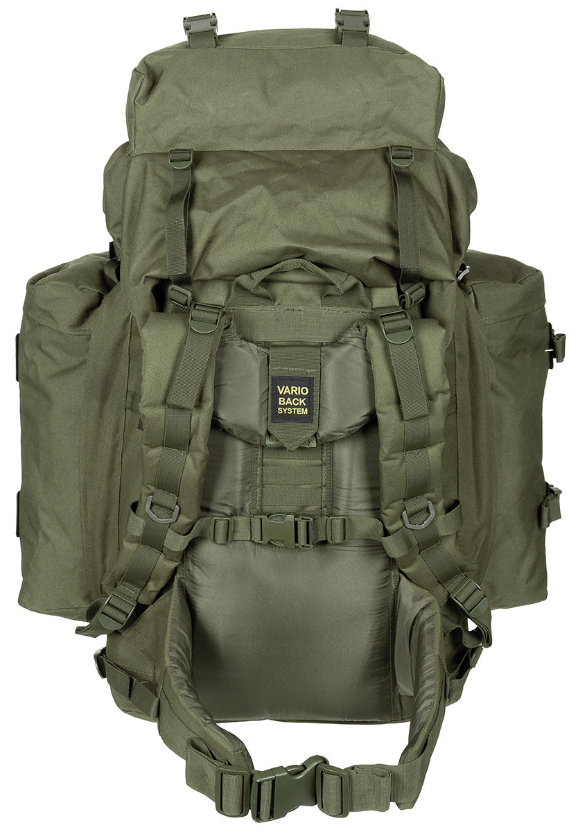 Rucsac BW "Mountain" Oliv MFH - Sistem Vario-Back, Bretele Ajustabile