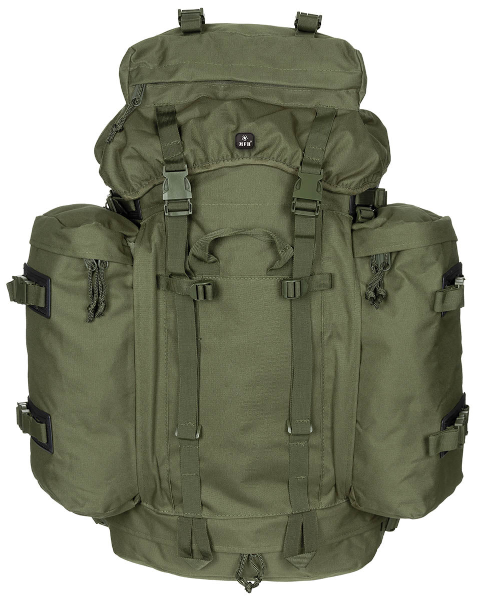 Rucsac BW "Mountain" Oliv MFH - Sistem Vario-Back, Bretele Ajustabile