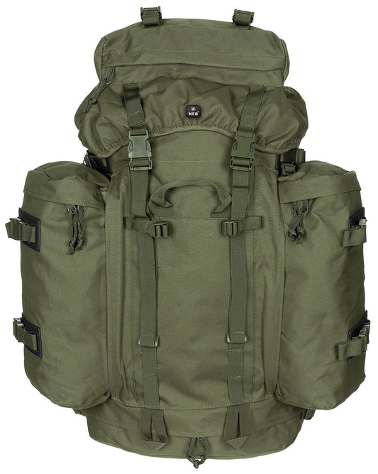 Rucsac BW "Mountain" Oliv MFH - Sistem Vario-Back, Bretele Ajustabile