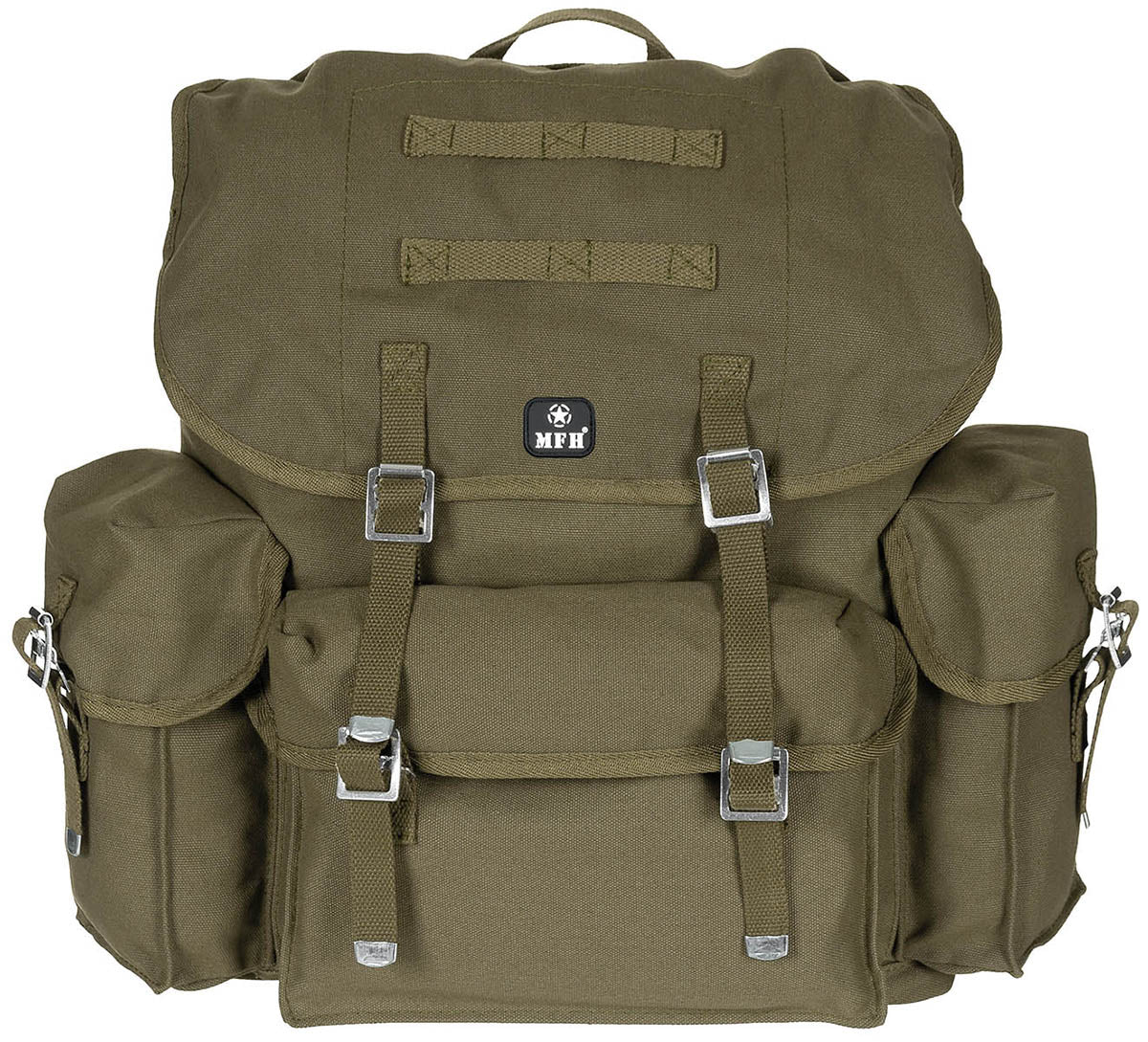 Rucsac BW Oliv MFH - Canvas, Fund Ranforsat