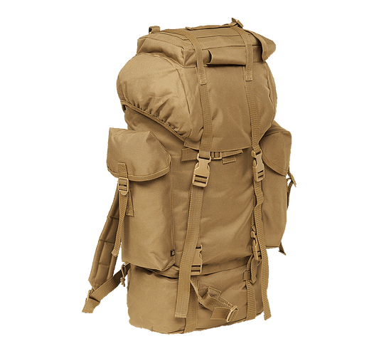Rucsac Combat Camel Brandit - Soluția Hidratării Tactice