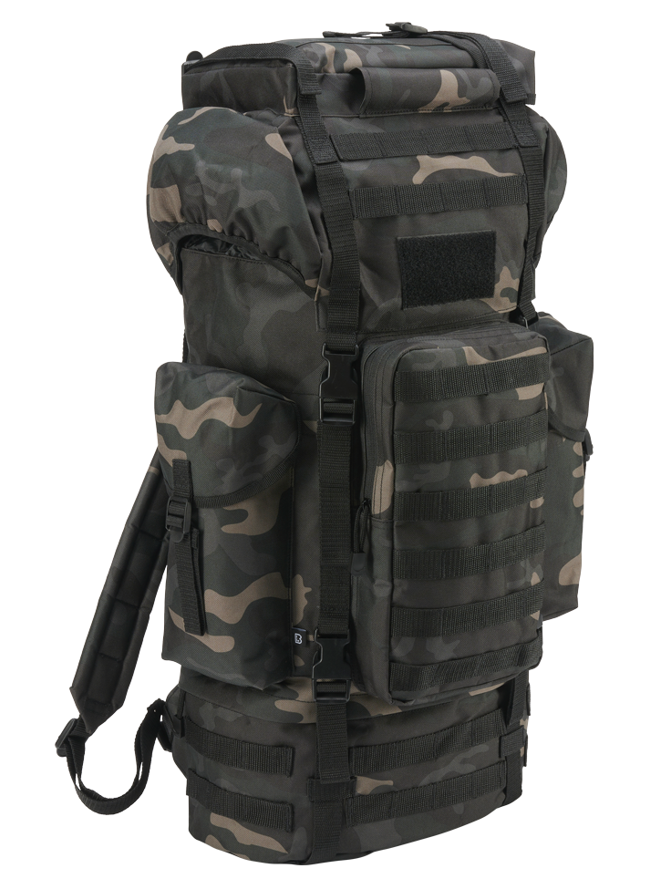 Rucsac Combat Molle Dark Camo Brandit - Confort Tactic Zilnic