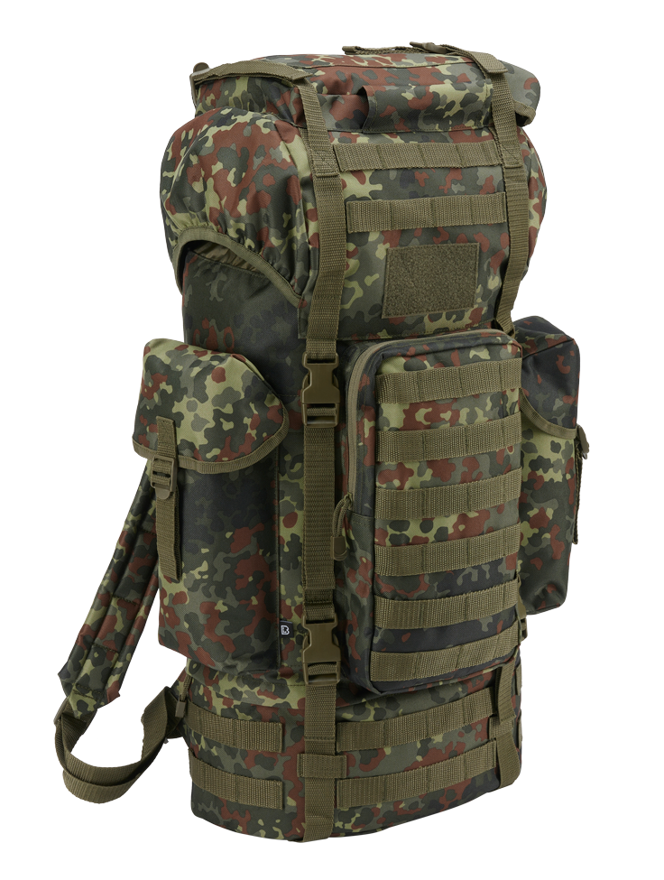Rucsac Combat Molle Flecktarn Brandit - Pregatire pentru Misiune