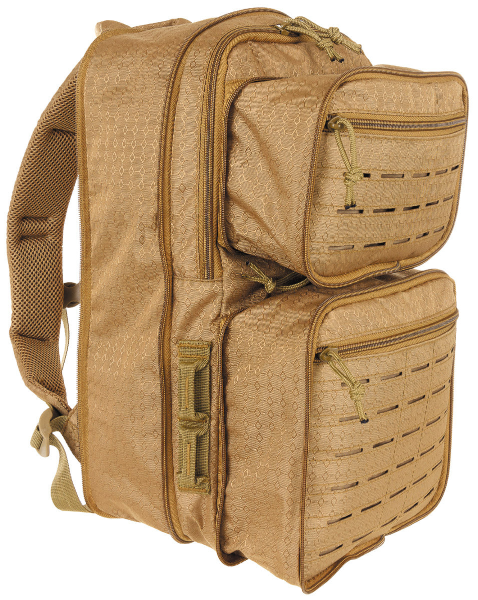 Rucsac "Compress" OctaTac Coyote MFH - Bretele căptușite, Spate ventilat