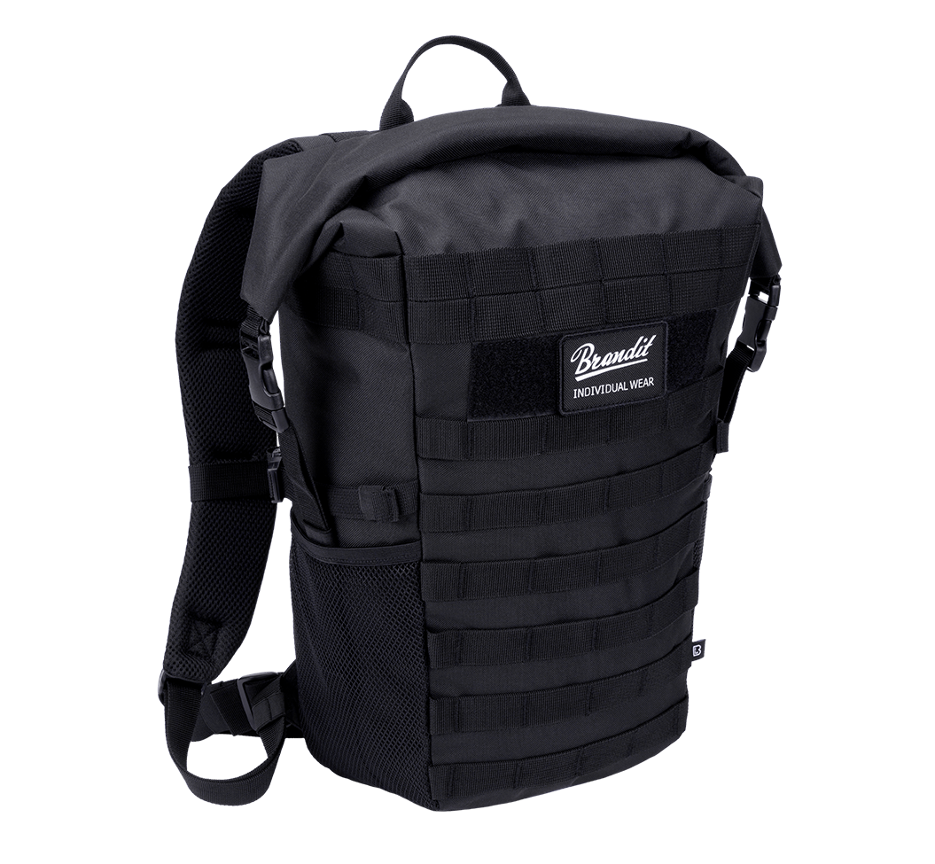 Rucsac Cooper Rolltop Negru Brandit - Versatilitate Tactică