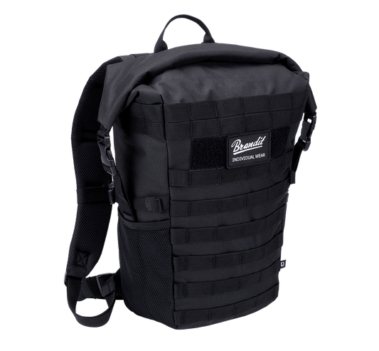 Rucsac Cooper Rolltop Negru Brandit - Versatilitate Tactică