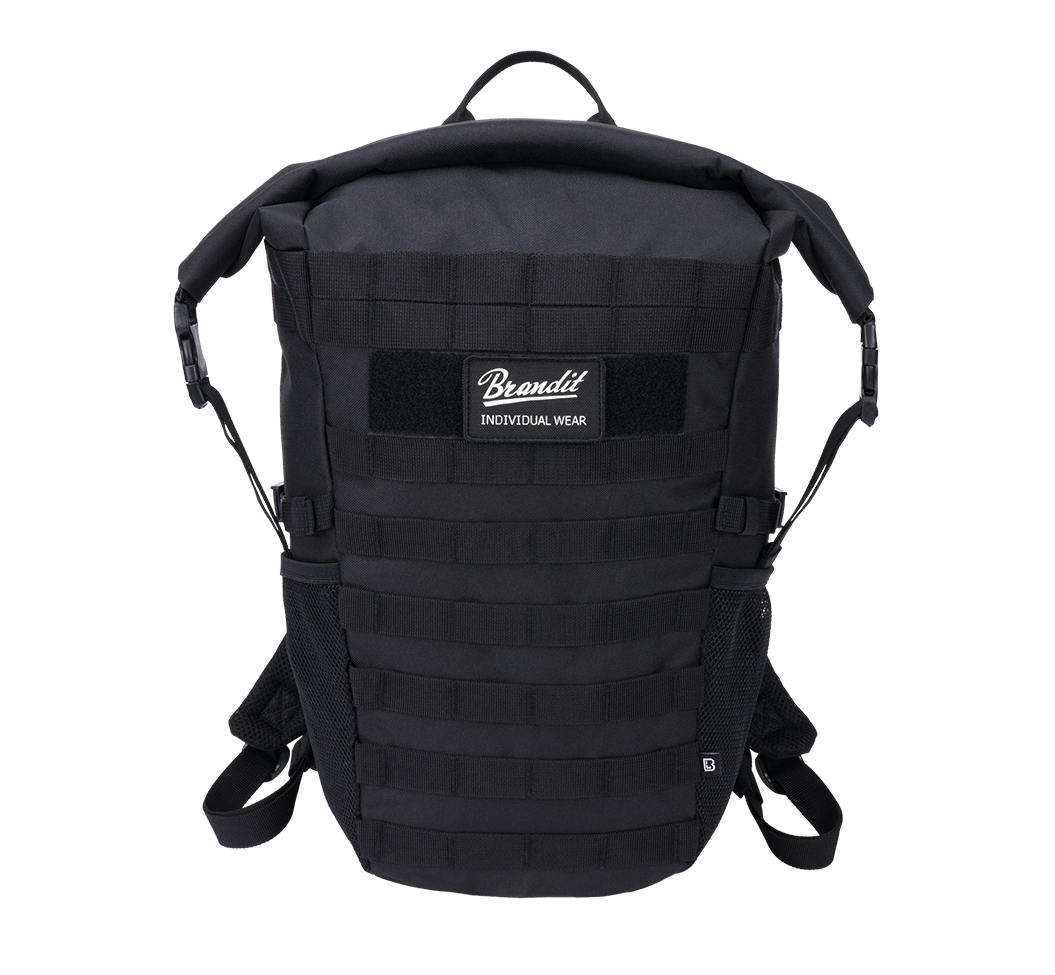 Rucsac Cooper Rolltop Negru Brandit - Versatilitate Tactică