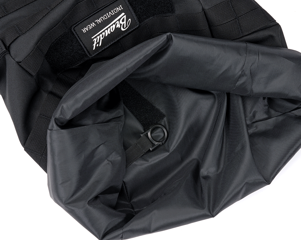 Rucsac Cooper Rolltop Negru Brandit - Versatilitate Tactică