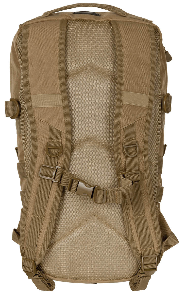 Rucsac Daypack Coyote MFH - Bretele Căptușite, Fermoar 2-Way