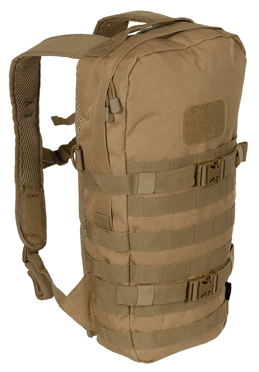 Rucsac Daypack Coyote MFH - Bretele Căptușite, Fermoar 2-Way