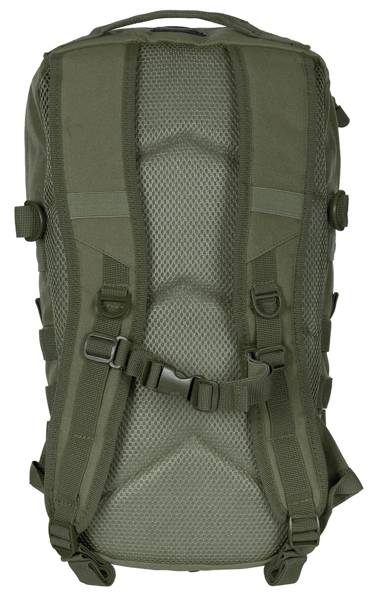 Rucsac Daypack Oliv MFH - Bretele ajustabile, Spate aerisit