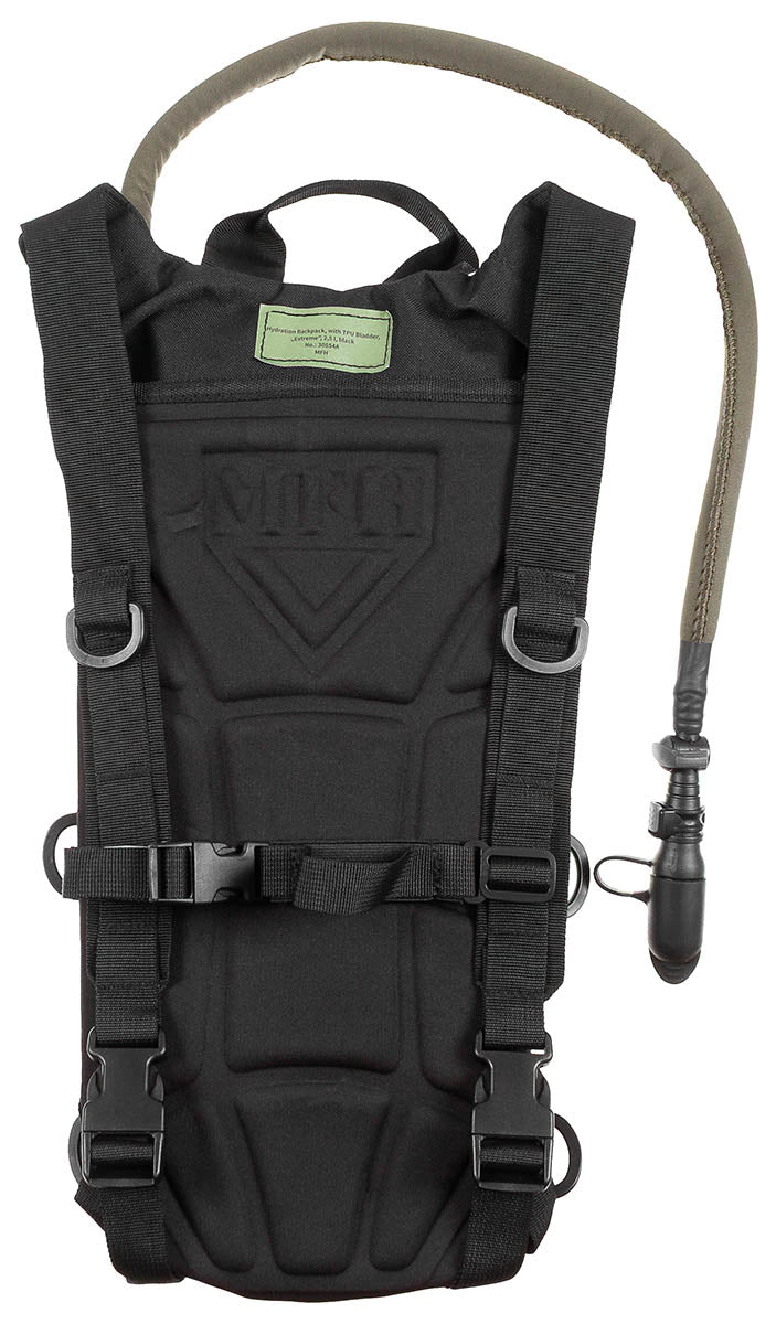 Rucsac de hidratare Extreme 2.5L Negru MFH - Vezică TPU inclusă, Ventilație spate