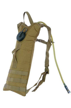 Rucsac de Hidratare Mil-Tec – 3 L, Curea de Piept, Coyote