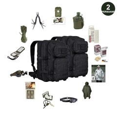 Rucsac de Urgență 72h Mil-Tec – Kit Complet de Supraviețuire pentru 2 Persoane