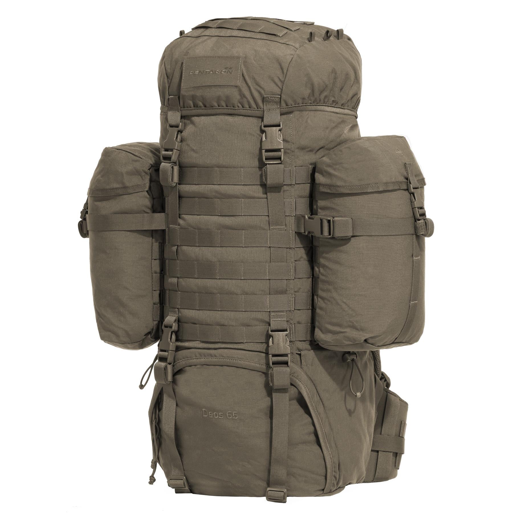 Rucsac Deos 65LT Backpack Coyote Pentagon Tactical - Performanță și Ventilație Optimă în orice Mediu