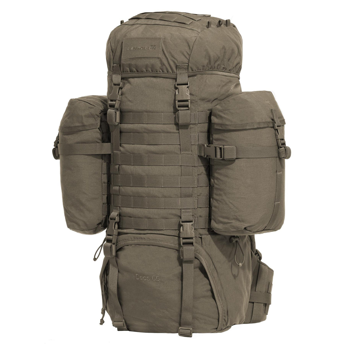 Rucsac Deos 65LT Backpack Coyote Pentagon Tactical - Performanță și Ventilație Optimă în orice Mediu