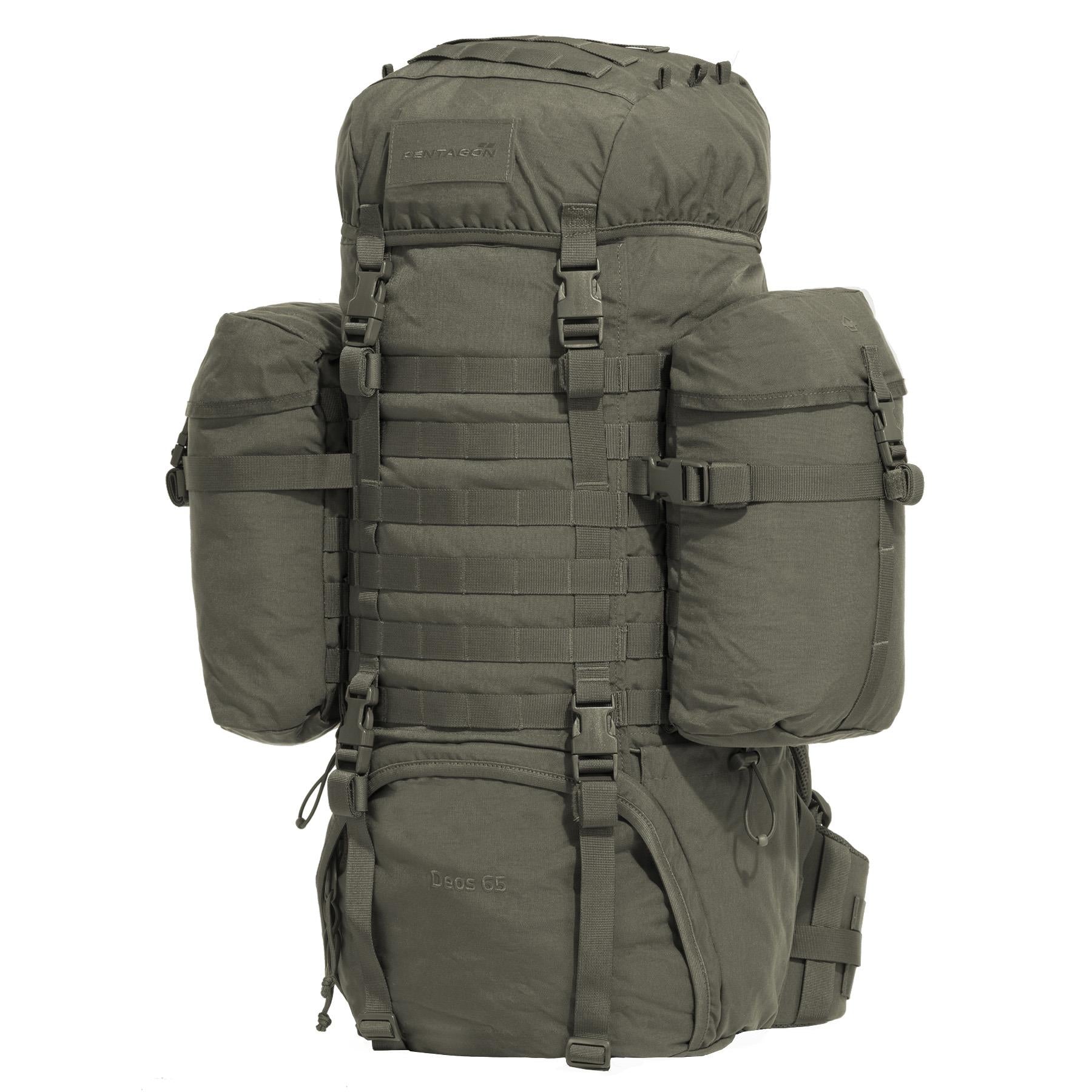 Rucsac Deos 65LT Backpack RAL7013 Pentagon Tactical - Performanță și Ventilație Optimă în orice Mediu