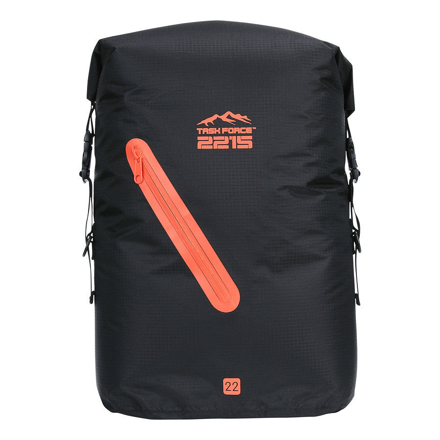 Rucsac Drybag TF-2215 Beavertrail 22L Negru/Portocaliu - Protecție Impermeabilă Absolută