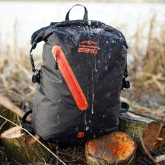 Rucsac Drybag TF-2215 Beavertrail 22L Negru/Portocaliu - Protecție Impermeabilă Absolută