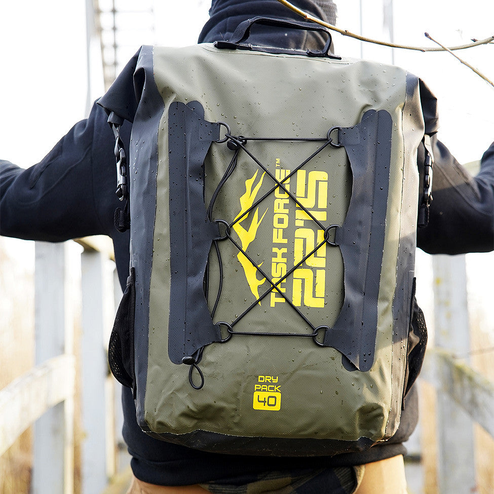 Rucsac Drybag Wolf River 40L Verde TF-2215 - Protecție Impermeabilă