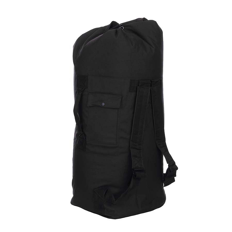 Rucsac Duffle Plunje-rugzak Negru Militar - 110L, Gata de Misiune