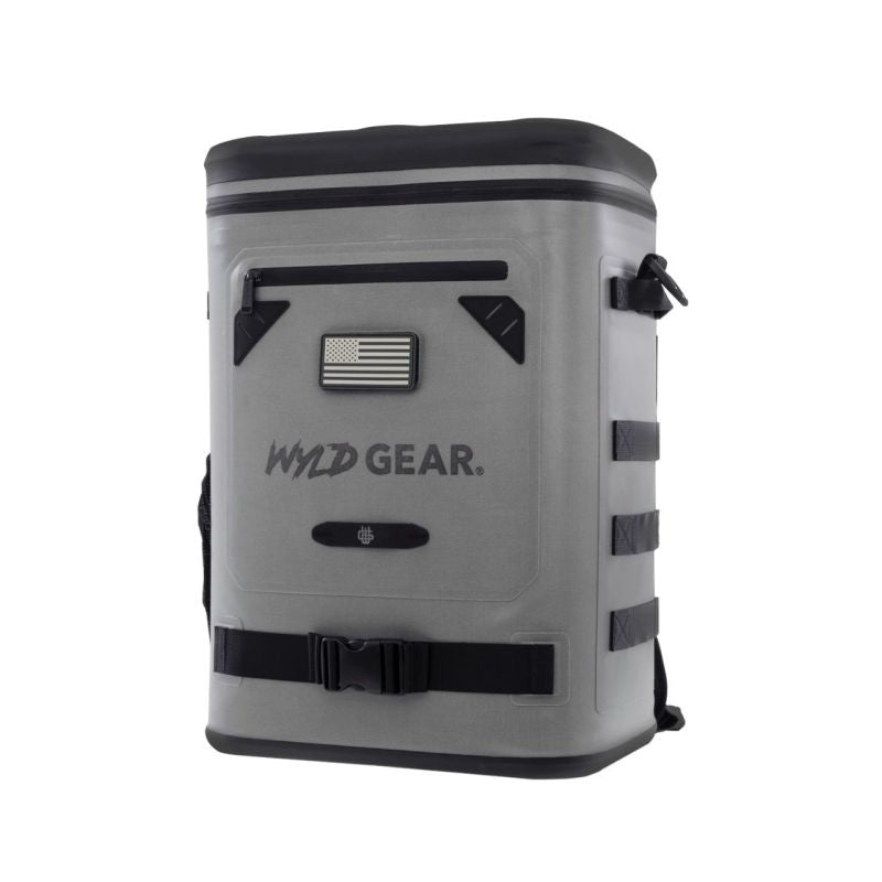 Rucsac Frigorific Wyld Gear Soft Cooler Backpack 13.31L Gri/Negru Herbertz - Poliester, Izolație Premium