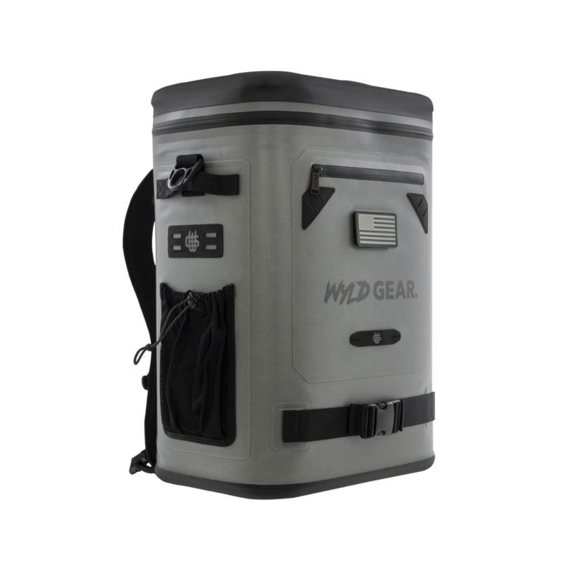 Rucsac Frigorific Wyld Gear Soft Cooler Backpack 13.31L Gri/Negru Herbertz - Poliester, Izolație Premium